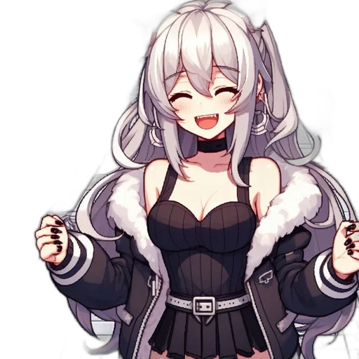 dress, staff, jacket, weapon transparent PNG cut-out