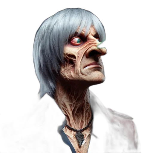 face, mask, concept art, fantasy art transparent PNG cut-out