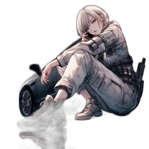 weapon, robot, car, jacket transparent PNG cut-out
