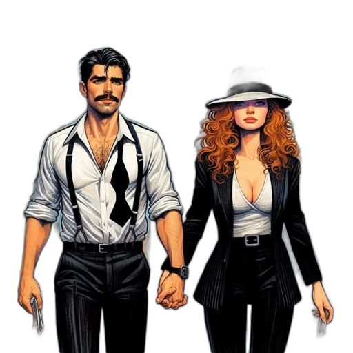 jacket, comic book art, concept art, cartoon transparent PNG cut-out