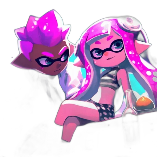 weapon, mask, concept art, vaporwave transparent PNG cut-out