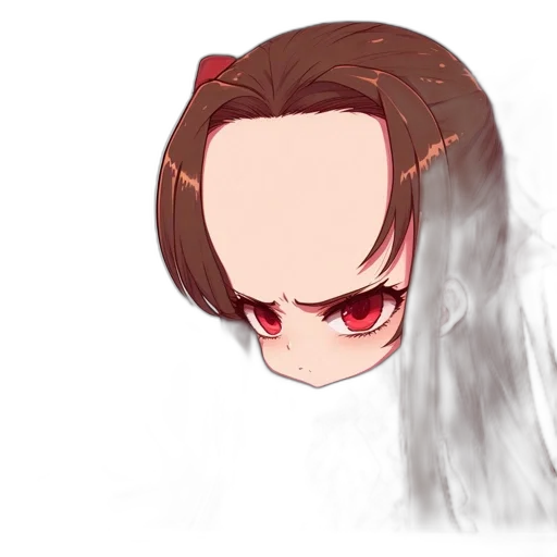 hair, face, creature, mask transparent PNG cut-out