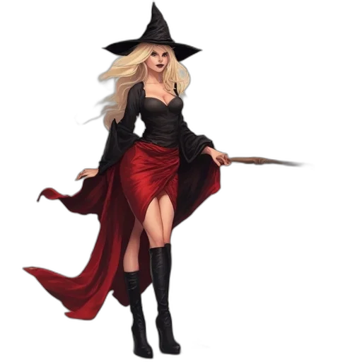 dress, staff, concept art, fantasy art transparent PNG cut-out