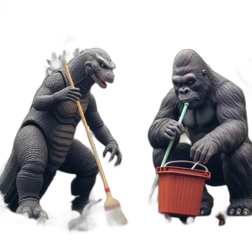 concept art, 3d render, two, anthropomorphic transparent PNG cut-out