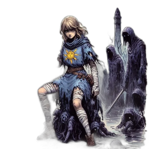 sword, staff, fantasy art, concept art transparent PNG cut-out