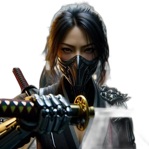 weapon, staff, mask, face transparent PNG cut-out