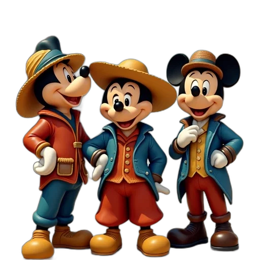 hat, staff, 3d render, concept art transparent PNG cut-out
