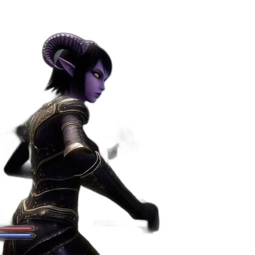 concept art, 3d render, fantasy art, dark transparent PNG cut-out