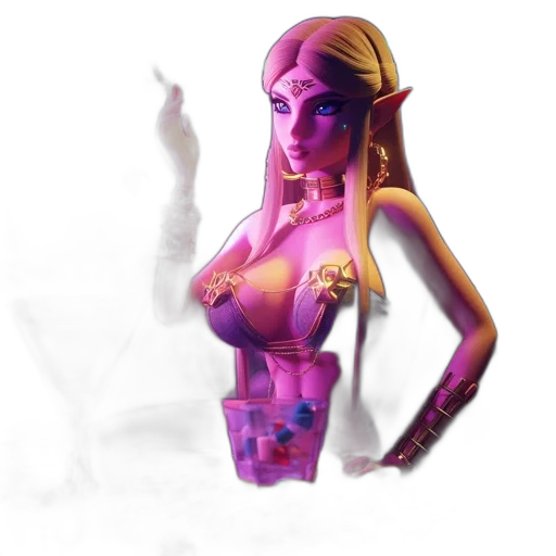 dress, staff, weapon, mask transparent PNG cut-out