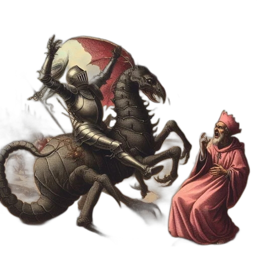dragon, creature, animal, weapon transparent PNG cut-out