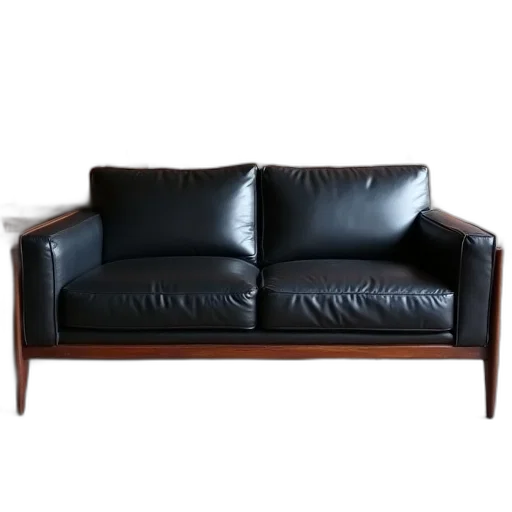 furniture, 3d render, dark, black transparent PNG cut-out