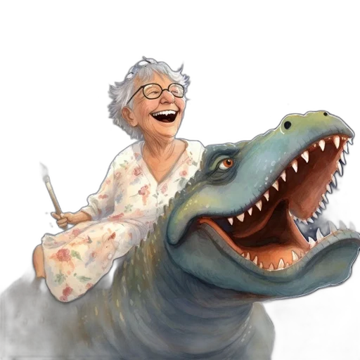 creature, dragon, animal, staff transparent PNG cut-out