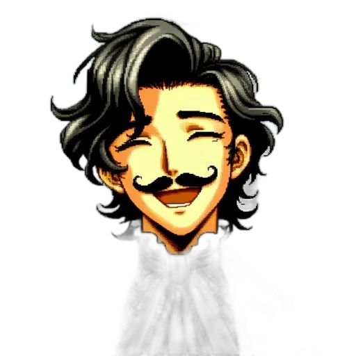 staff, face, mask, hair transparent PNG cut-out