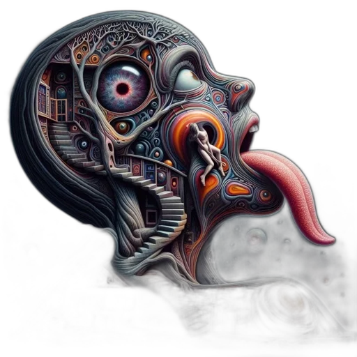 mask, face, robot, creature transparent PNG cut-out