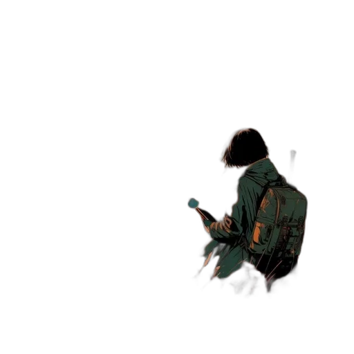 jacket, weapon, sword, robot transparent PNG cut-out