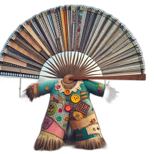 umbrella, hat, staff, jacket transparent PNG cut-out