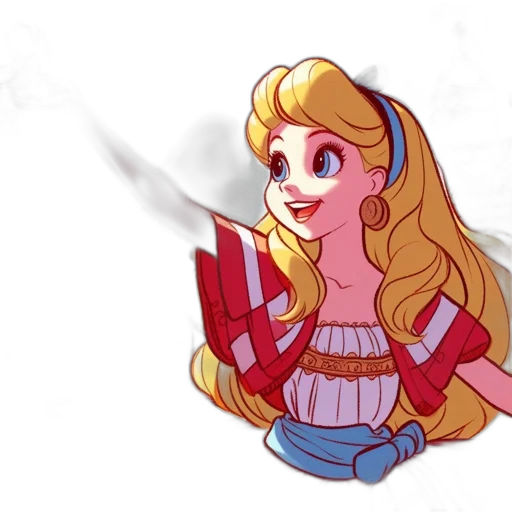 staff, dress, crown, weapon transparent PNG cut-out