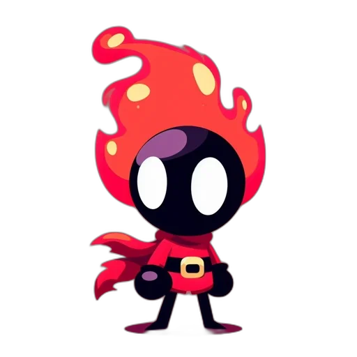 staff, creature, mask, jacket transparent PNG cut-out