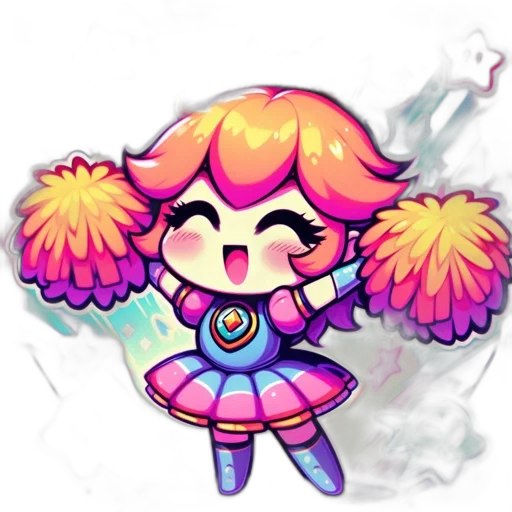 staff, pixel art, concept art, vaporwave transparent PNG cut-out