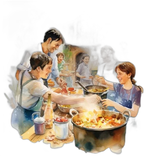 food, photorealistic, oil painting, concept art transparent PNG cut-out