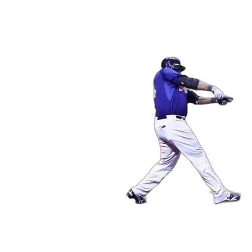 baseball, player, swings, ball transparent PNG cut-out
