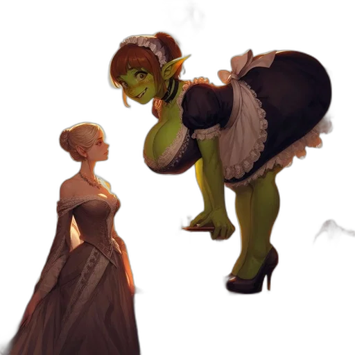 dress, concept art, fantasy art, pixel art transparent PNG cut-out
