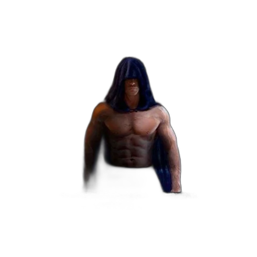 mask, creature, hair, face transparent PNG cut-out
