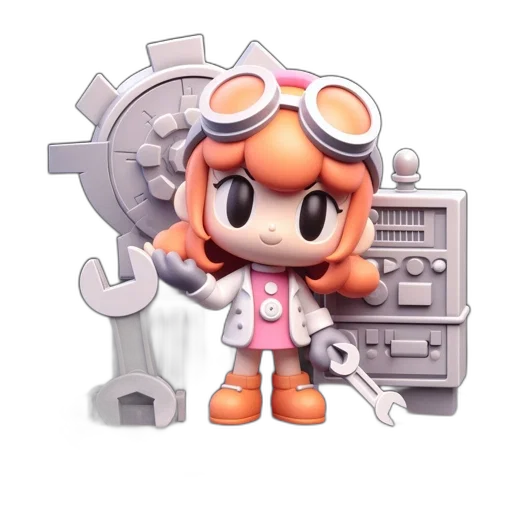robot, staff, weapon, concept art transparent PNG cut-out