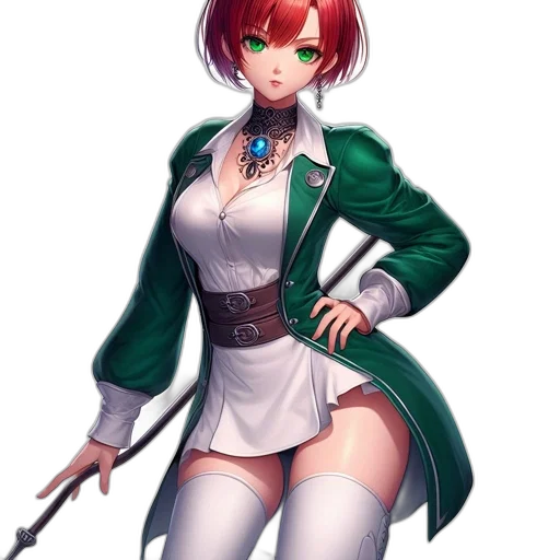 staff, jacket, weapon, dress transparent PNG cut-out
