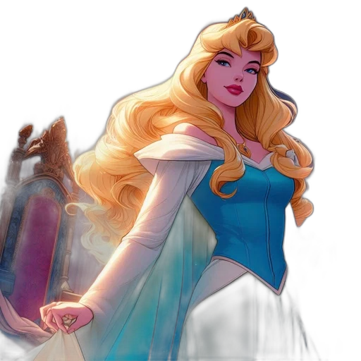 dress, crown, concept art, fantasy art transparent PNG cut-out