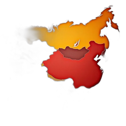 democratic, republic, map transparent PNG cut-out