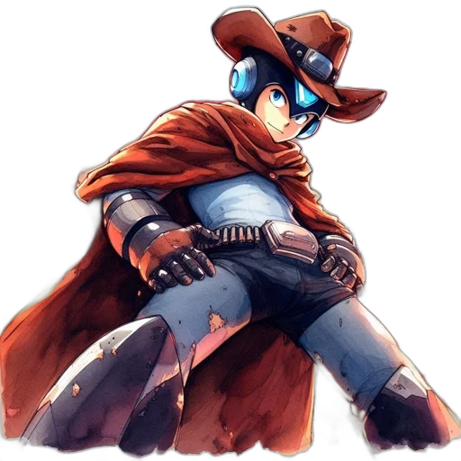 jacket, weapon, concept art, watercolor transparent PNG cut-out