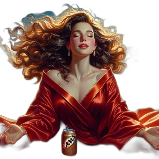 bottle, photorealistic, oil painting, fantasy art transparent PNG cut-out