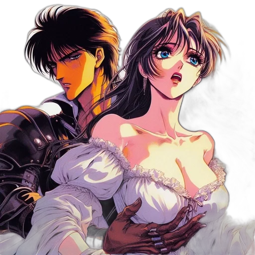 anime, concept art, comic book art, fantasy art transparent PNG cut-out
