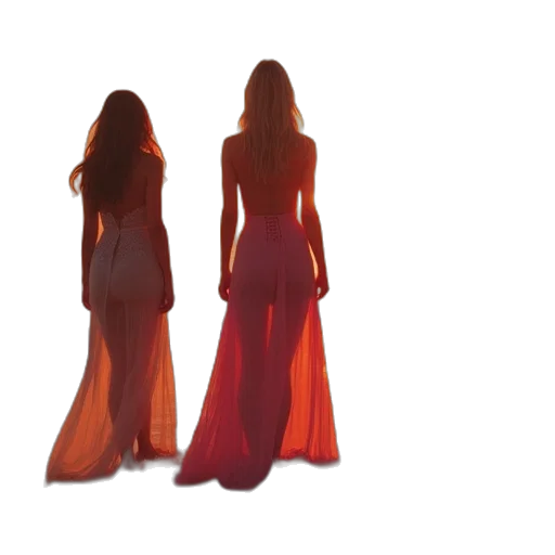 dress, 3d render, concept art, outer space transparent PNG cut-out