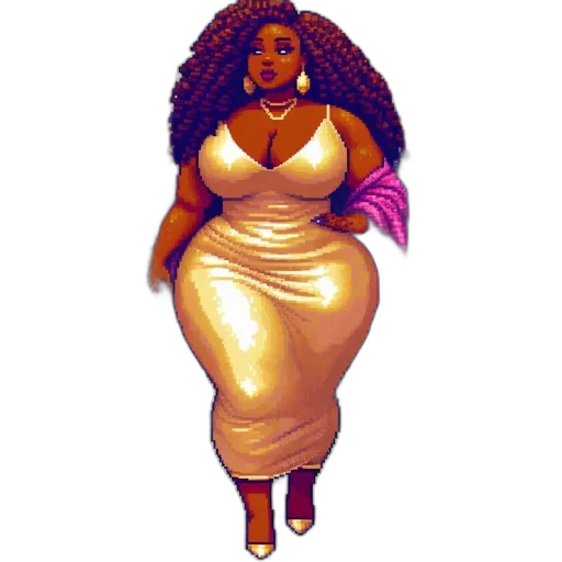 dress, pixel art, concept art, fantasy art transparent PNG cut-out