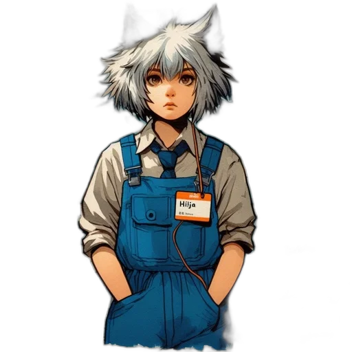 staff, animal, jacket, face transparent PNG cut-out