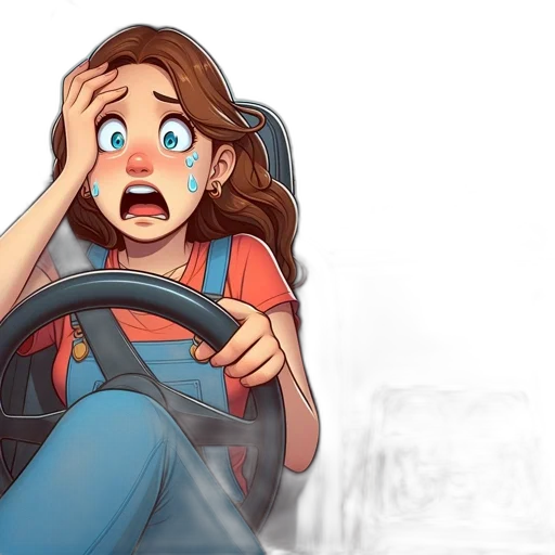 car, concept art, cartoon, comic book art transparent PNG cut-out