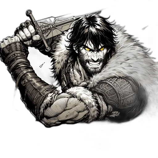 weapon, sword, animal, concept art transparent PNG cut-out