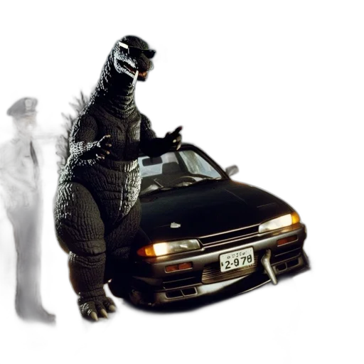car, animal, dragon, creature transparent PNG cut-out