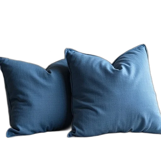 furniture, 3d render, photorealistic, blue transparent PNG cut-out