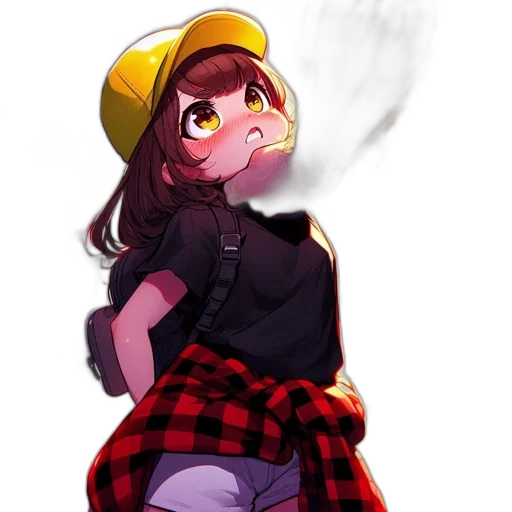hat, jacket, dress, staff transparent PNG cut-out