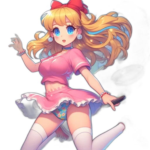 dress, staff, robot, weapon transparent PNG cut-out