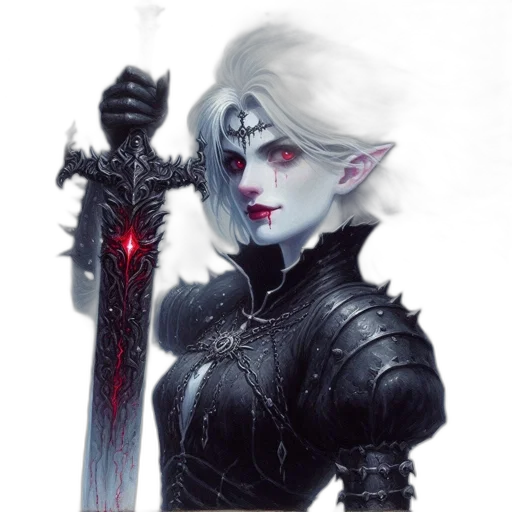 sword, staff, weapon, fantasy art transparent PNG cut-out