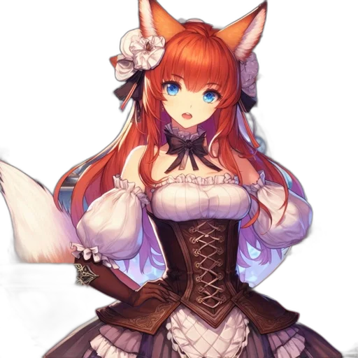 dress, staff, hat, crown transparent PNG cut-out