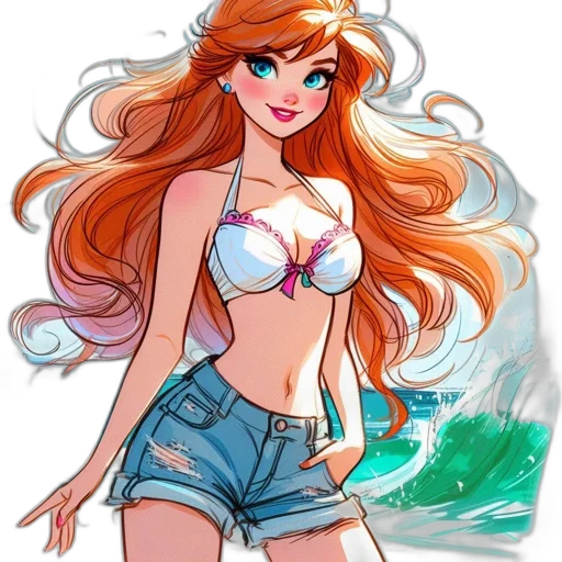 dress, cartoon, anime, watercolor transparent PNG cut-out