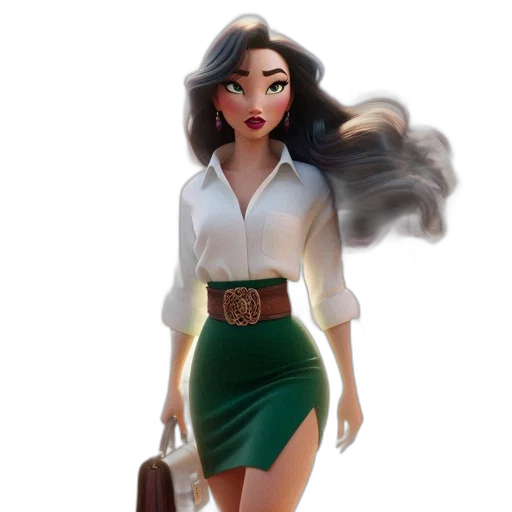 dress, concept art, fantasy art, 3d render transparent PNG cut-out