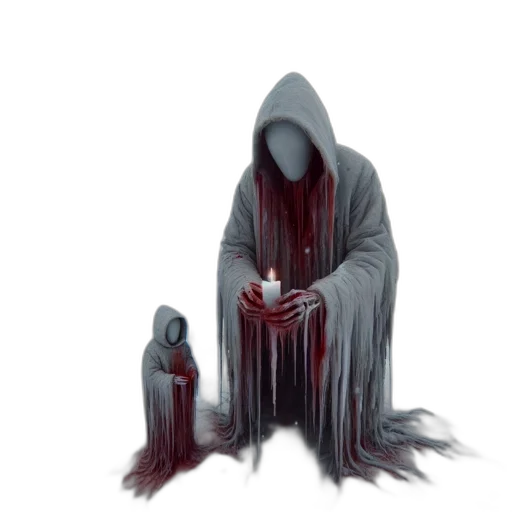 jacket, creature, staff, concept art transparent PNG cut-out