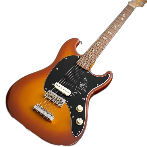 weapon, 3d render, photorealistic, guitar transparent PNG cut-out