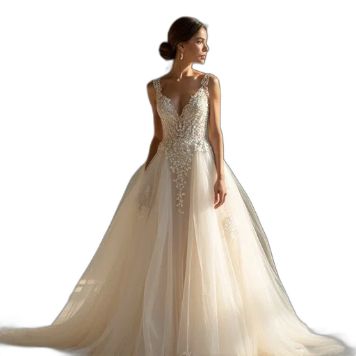 dress, person, wedding, beloved transparent PNG cut-out